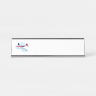 Placa De Mesa Avião Voador