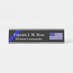Placa De Mesa Azul completamente e completamente - Blue Line