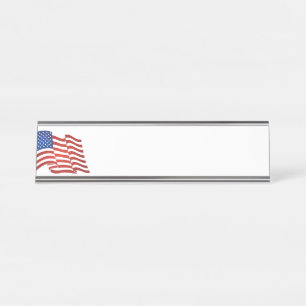 Placa De Mesa bandeira dos EUA
