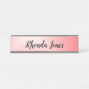 Placa De Mesa Beleza do Ombre Rosa