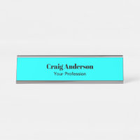 Bico azul ciano-elegante simples profissional