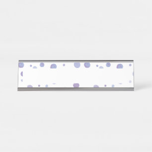 Placa De Mesa bolinhas pintadas à mão