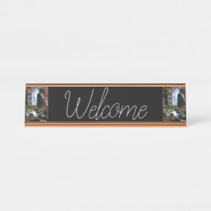Placa De Mesa Cascata de outono - Algodão Destino do Escritório