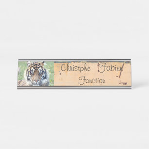 Placa De Mesa Chamar o tigre do gato 2.