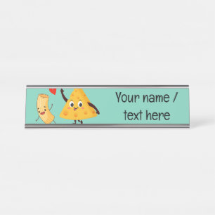 Placa De Mesa Chef Personalizado/Professor/Nome do Criança