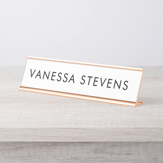 Placa De Mesa Chefe Lady Desk Plate (Frente)