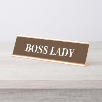 Chefe Lady Gift Engraçado Plate Personalizar