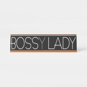 Placa De Mesa Chefe (y) senhora