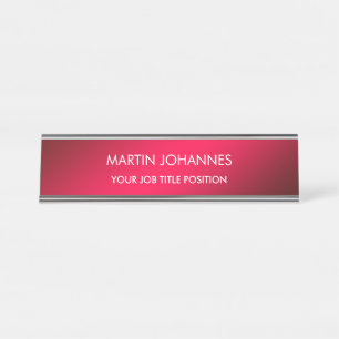 Placa De Mesa Chic Elegant Plain Na moda