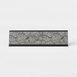 Placa De Mesa Cimento de Pavimento na Rua Asfalto Preta