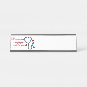 Placa De Mesa Com Amor