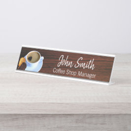 Placa De Mesa Compro Café Café Café Cookie Moldado em Forma de C