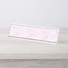 Placa De Mesa Conjunto de Pastas de Arquivo Abstratas Rosa