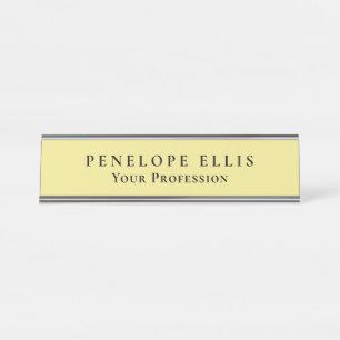 Placa De Mesa Cor Original Única Clássica Profissional Khaki