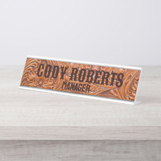 Placa De Mesa Cowboy Rustic Western Country com ferramentas de i