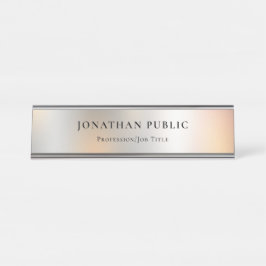 Placa De Mesa Creative Metallic Look Simples Design Professional