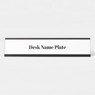 Placa De Mesa Crie seu Long Black Personalizado