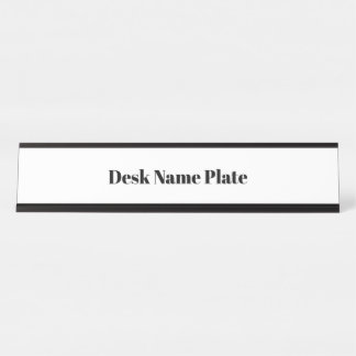 Placa De Mesa Crie seu Long Black Personalizado