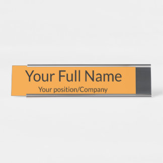 Placa De Mesa Custom Name Desk Name Plate for Office Decor