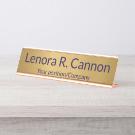 Placa De Mesa Custom Name Desk Name Plate for Office Decor