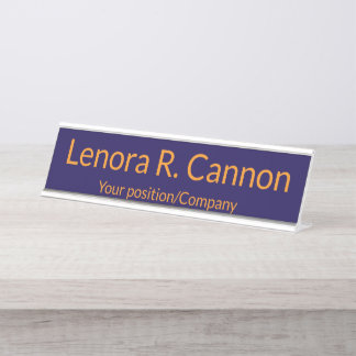 Placa De Mesa Custom Name Desk Name Plate for Office Decor