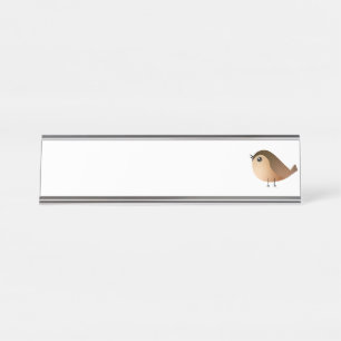 Placa De Mesa Desenho animado de passarinho