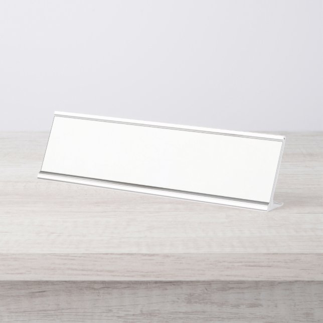 Placa De Mesa Design de Estilo de Vida Acadêmico Moderno (Frente)