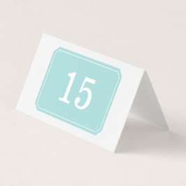 Placa de Mesa dobrada e elegante