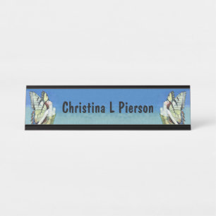 Placa De Mesa Duas fadas elegantes vestidos Dourados Asas borbol