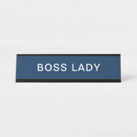 Elegante Boss Lady em Marinho Azul