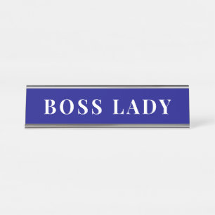 Placa De Mesa Escrivaninha Personalizada de Senhora Executiva Az