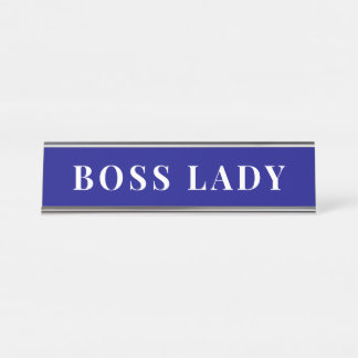 Placa De Mesa Escrivaninha Personalizada de Senhora Executiva Az