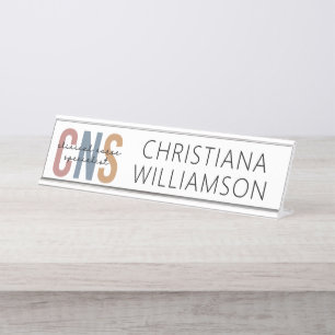 Placa De Mesa Especialista em Enfermeiros Clínicos do Sistema Pe