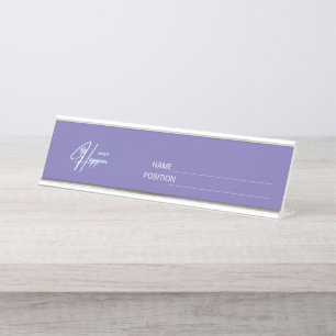 Placa De Mesa Faça acontecer Design de citação motivacional