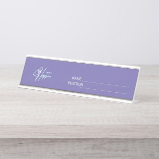 Placa De Mesa Faça acontecer Design de citação motivacional