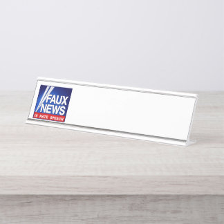Placa De Mesa Faux News