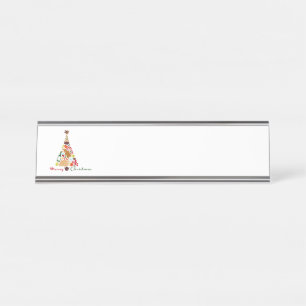 Placa De Mesa Feliz Natal