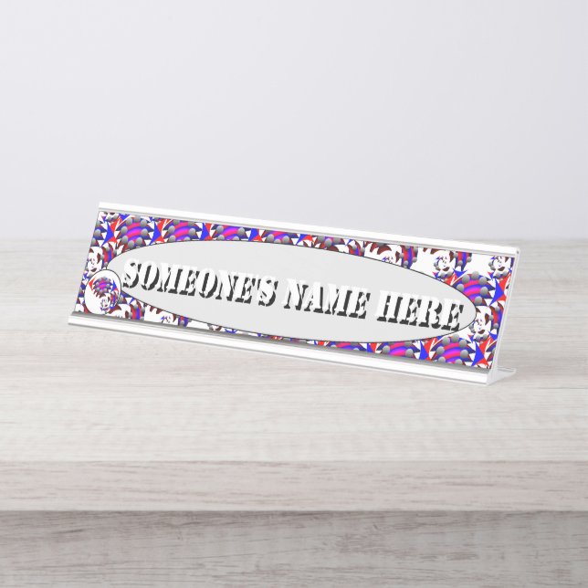 Placa De Mesa Fibonacci 'Fish', por Kenneth Yoncich (Frente)