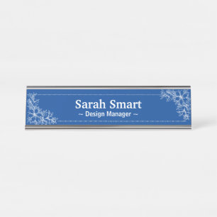 Placa De Mesa Floral Branco com quadro