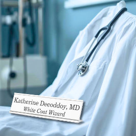 Placa De Mesa Funny Medical Phrase Healthcare Humor White