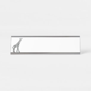 Placa De Mesa Girafa tribal