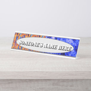 Placa De Mesa Glaciem et Ignis por Kenneth Yoncich