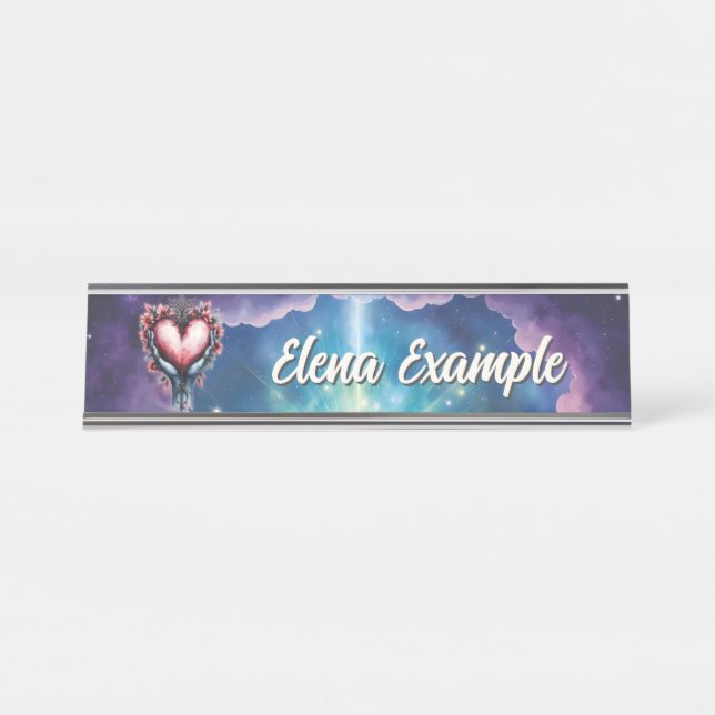 Placa De Mesa Heart of Quiet Magic (Frente)