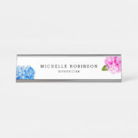 Hydrangea floral da aguarela elegante