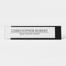 Placa De Mesa Imóveis Simples