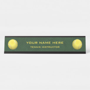Placa De Mesa Instrutor tênis
