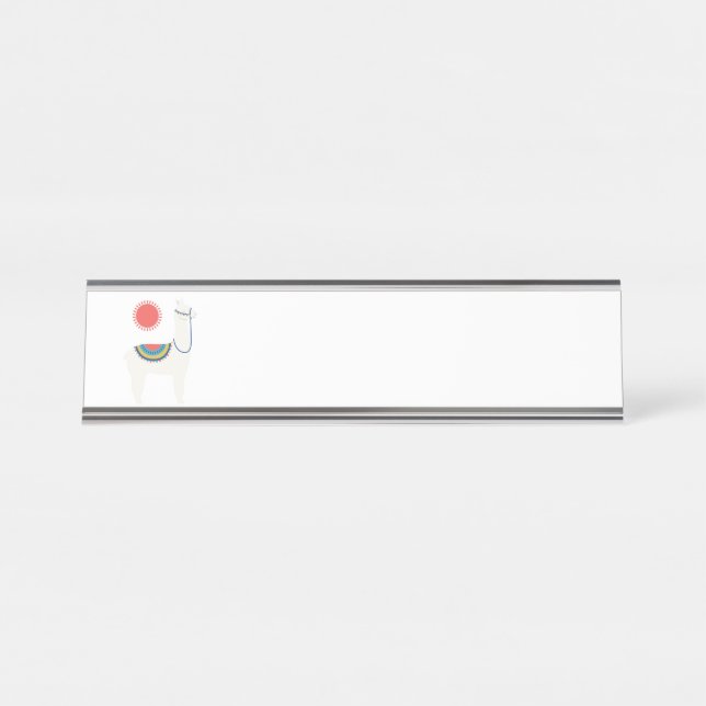 Placa De Mesa Lama de Sun (Frente)