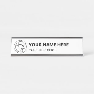 Placa De Mesa Logotipo de Empresa Marcas Empresariais