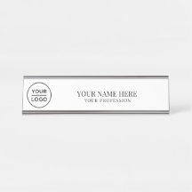 Logotipo personalizado elegante Nome do Funcionári
