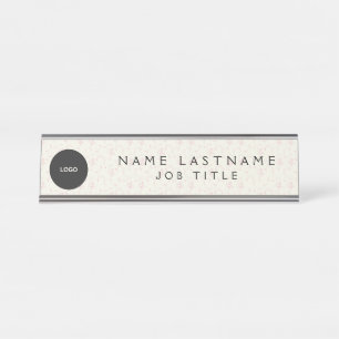 Placa De Mesa Logotipo personalizado Marinho executivo azul prof